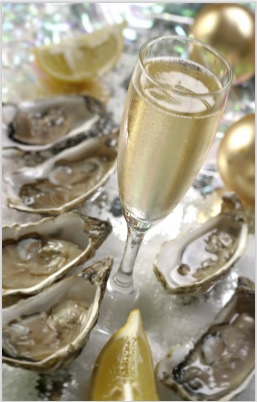Oysters and Champagne