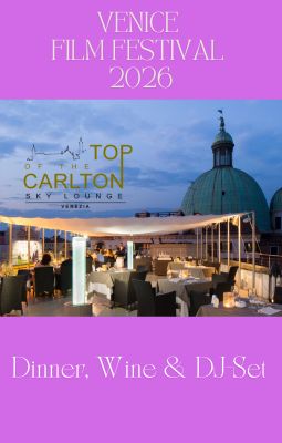 Cena in terrazza a Venezia con vista sul Canal Grande: Mostra del Cinema 2026